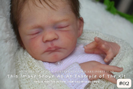 Reborn Baby **Hyper-Realistic** Reborn Doll BamBam By Severine Piret (17" + Full Limbs) NEW KIT!