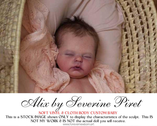 Amazing Hyper-Realistic Reborn Custom Doll LE Alix by Severine Piret (21"+Full Limbs)