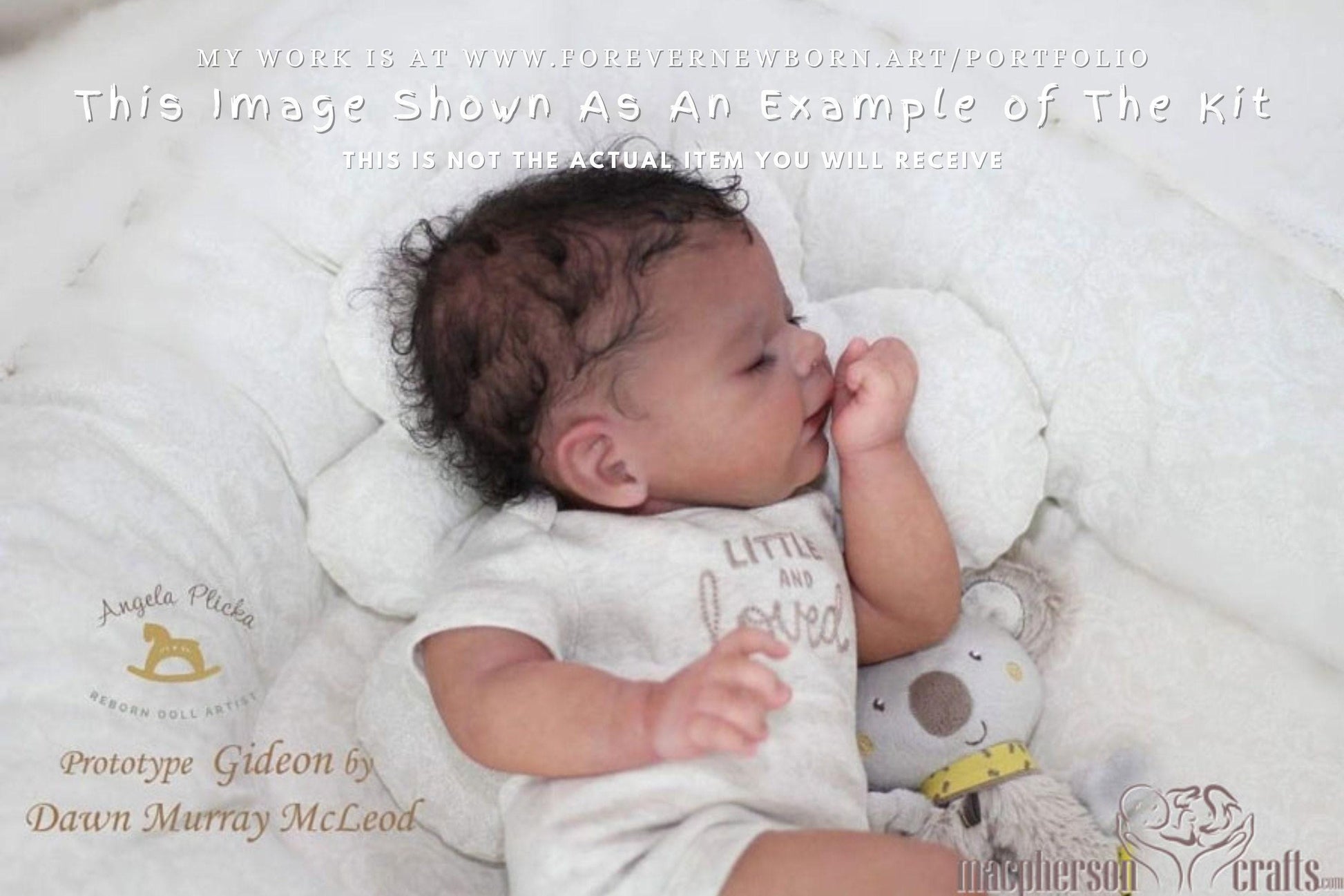 Extremely Realistic Reborn Baby Doll ~ Reborn Baby **Hyper-Realistic** Reborn Doll Gideon by Dawn McLeod 19" Full Limbs