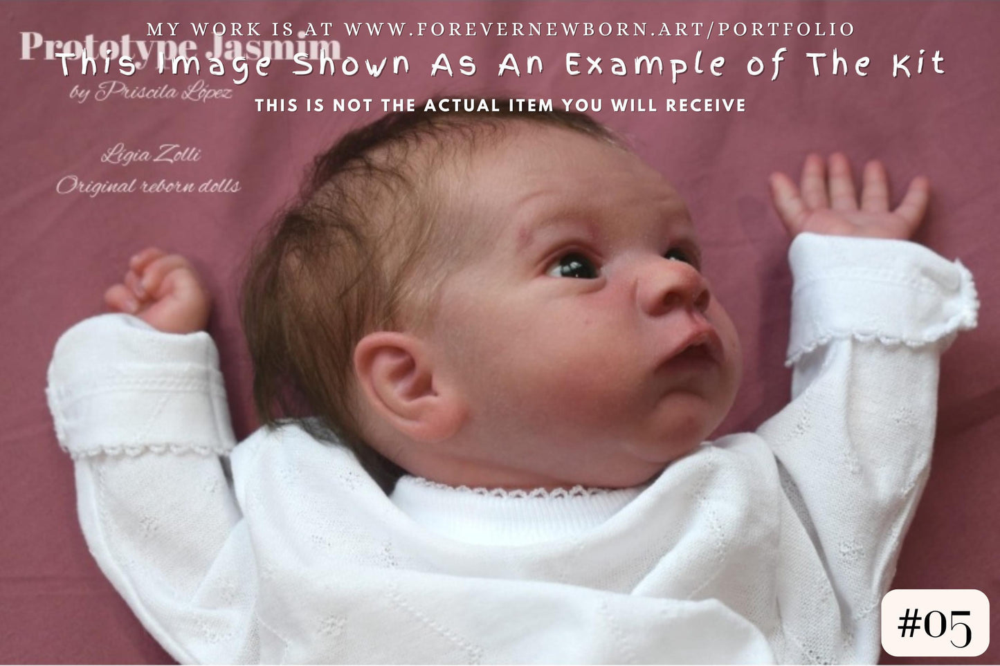 Amazing Hyper-Realistic Reborn Custom Doll Jasmim by Priscila Lopez (16"+Full Limbs)