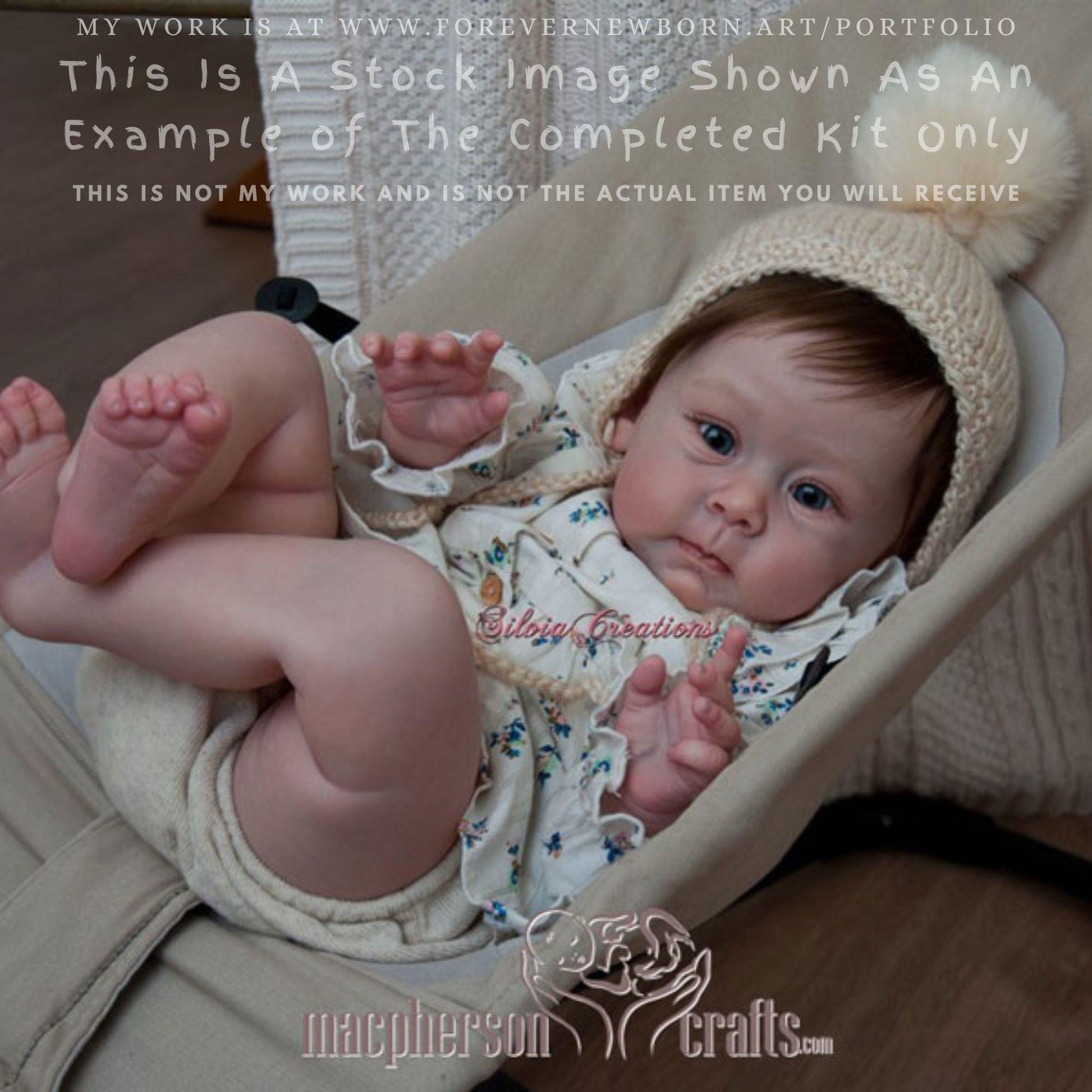 Reborn Baby **Hyper-Realistic** Reborn Doll Huxley by Andrea Arcello (22"+Full Limbs)