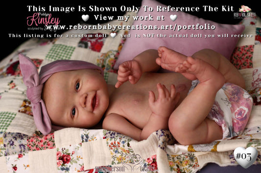Reborn Baby Doll Full Body Vinyl Reborn Baby Dolls ~ Full Body Vinyl Kinsley by Sandy Faber (20"+Full Body)