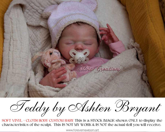 Attention Reborn Baby Collectors ~ Custom Teddy by Ashten Bryant (19"+Full Limbs)