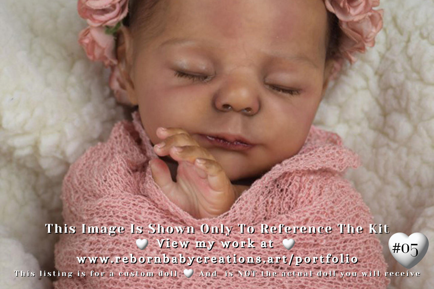 Reborn Baby Doll Elise by Karola Wegerich LoNg SoLD OuT LiMiTeD EDiTiOn (19"+Full Limbs)