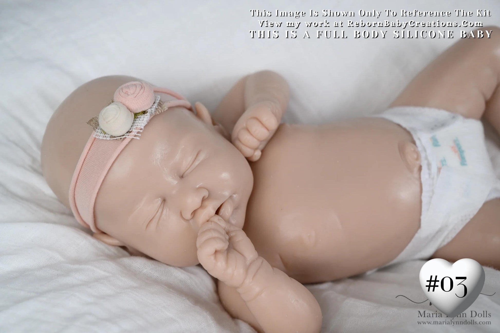 Full Body Silicone Baby Andi by Shi Mrofka (16 inches)