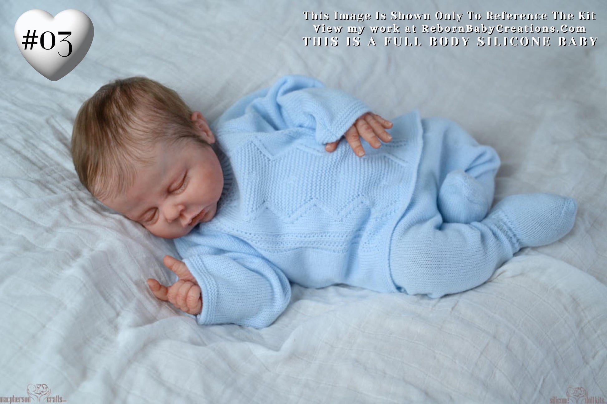 Johnathan by Ina Volprich (19.5 inches 7lbs 9oz) **Temp Out of Stock** Super Soft Silicone