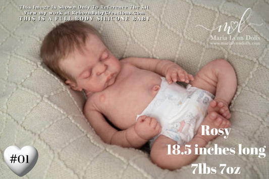 Rosy/Russell by Yulia Shaver (18 inches 7 lbs 7 oz) *includes pictures of my own work in silicone.