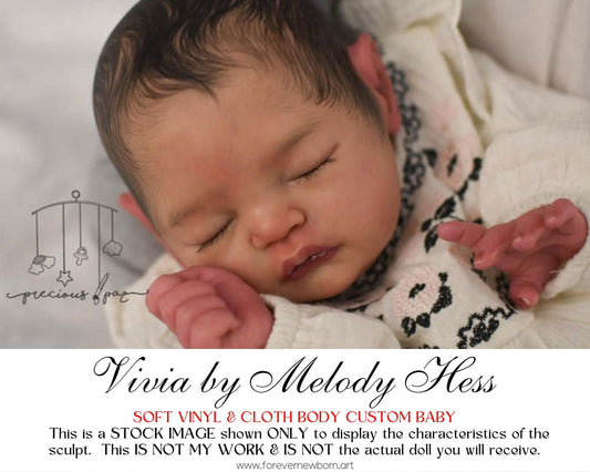 Attention Reborn Baby Collectors ~ Custom Vivia by Melody Hess (19"+Full Limbs)