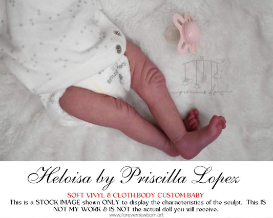 Amazing Hyper-Realistic Reborn Custom Doll LE Heloisa by Priscilla Lopez (18"+Full Limbs)