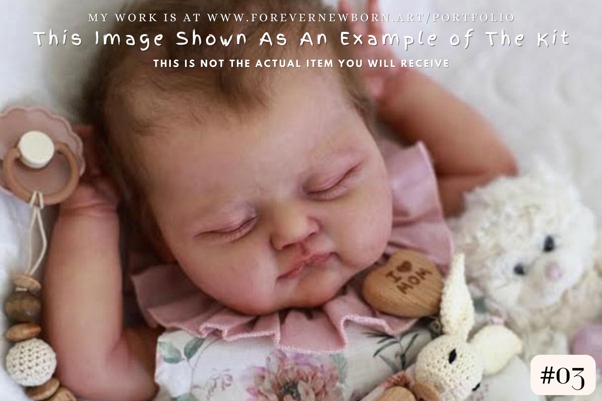 Amazing Hyper-Realistic Reborn Custom Doll Immy by Cassie Brace 20" Full Limbs