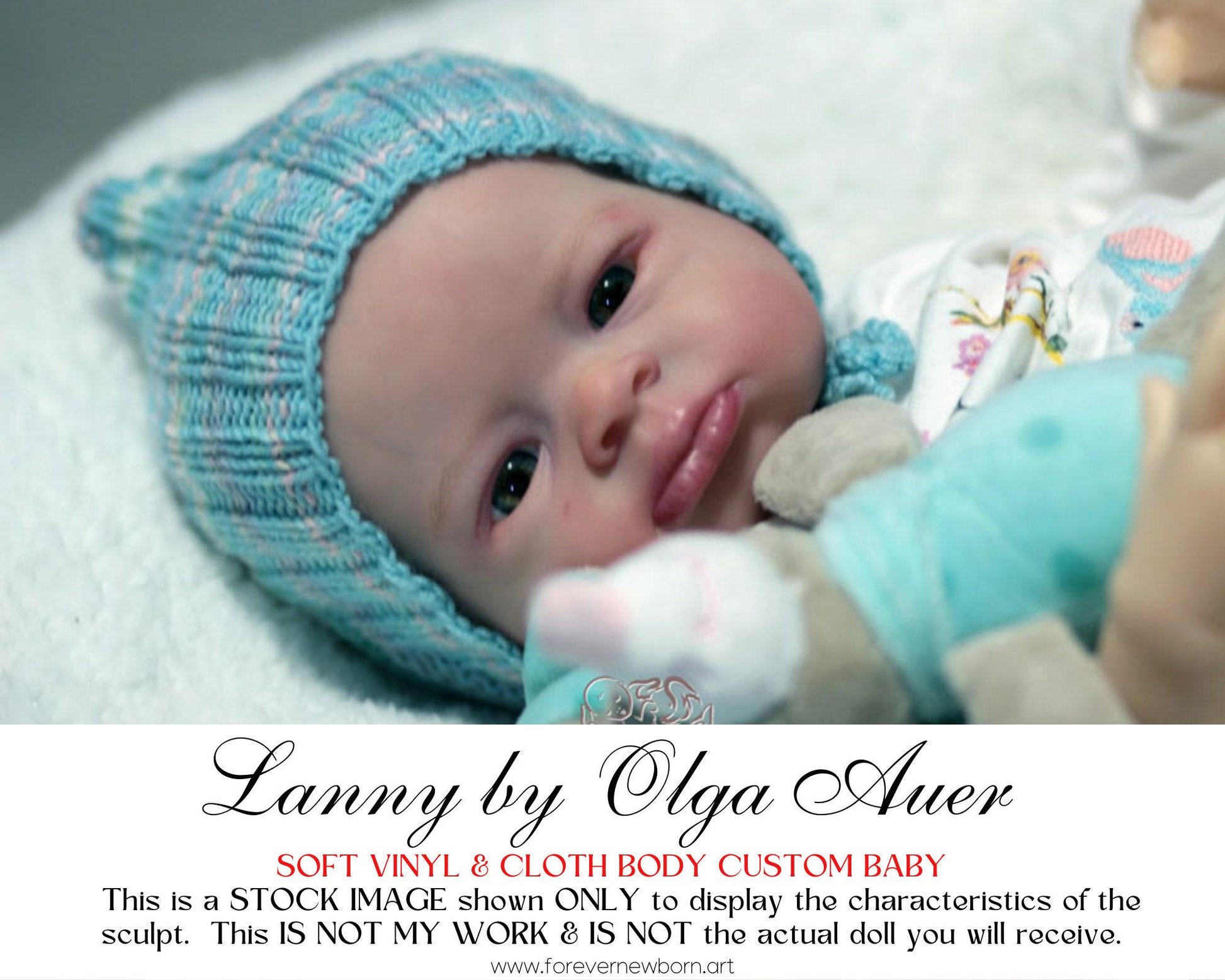 Amazing Hyper-Realistic Reborn Custom Doll Lanny By Olga Auer (20"+Full Limbs) LE1300