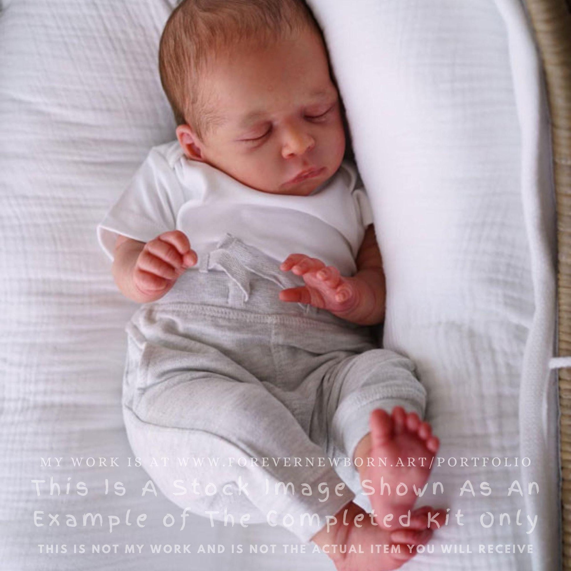 Amazing Hyper-Realistic Reborn Custom Doll Jude by Olga Auer (20"+ Full Limbs)