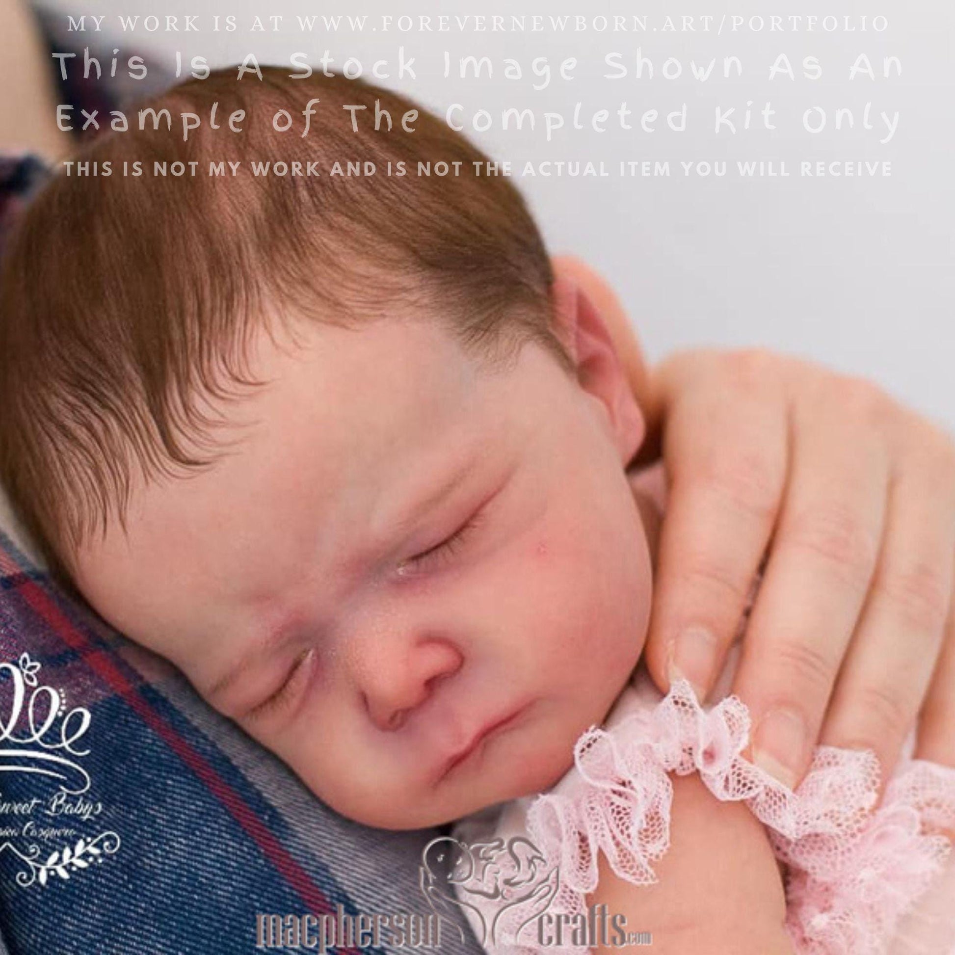 Reborn Baby **Hyper-Realistic** Reborn Doll Cayle By Olga Auer (19"+Full Limbs) LE1300