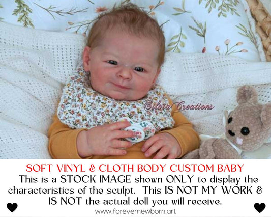 Lifelike Reborn Doll Luan by Doris Moyers Hornbogen (20"+Full Limbs)