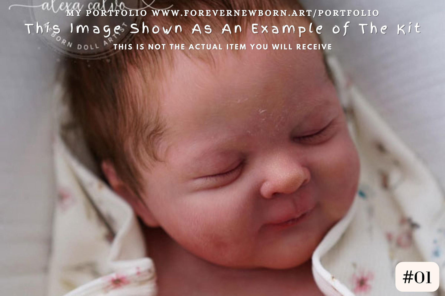 Free Baby Offer ~ Reborn Doll Sale ~ Custom Baby Olivia by Irina Kaplanskaya (19"+ Full Limbs) *Extended Processing Time. NEW SCULPT.