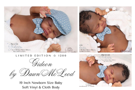 Extremely Realistic Reborn Baby Doll ~ Reborn Baby **Hyper-Realistic** Reborn Doll Gideon by Dawn McLeod 19" Full Limbs