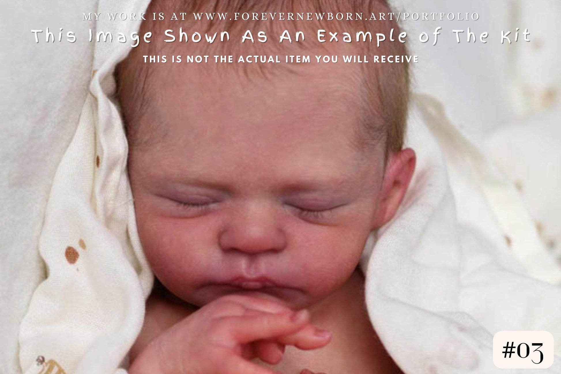 Reborn Baby **Hyper-Realistic** Reborn Doll BamBam By Severine Piret (17" + Full Limbs) NEW KIT!