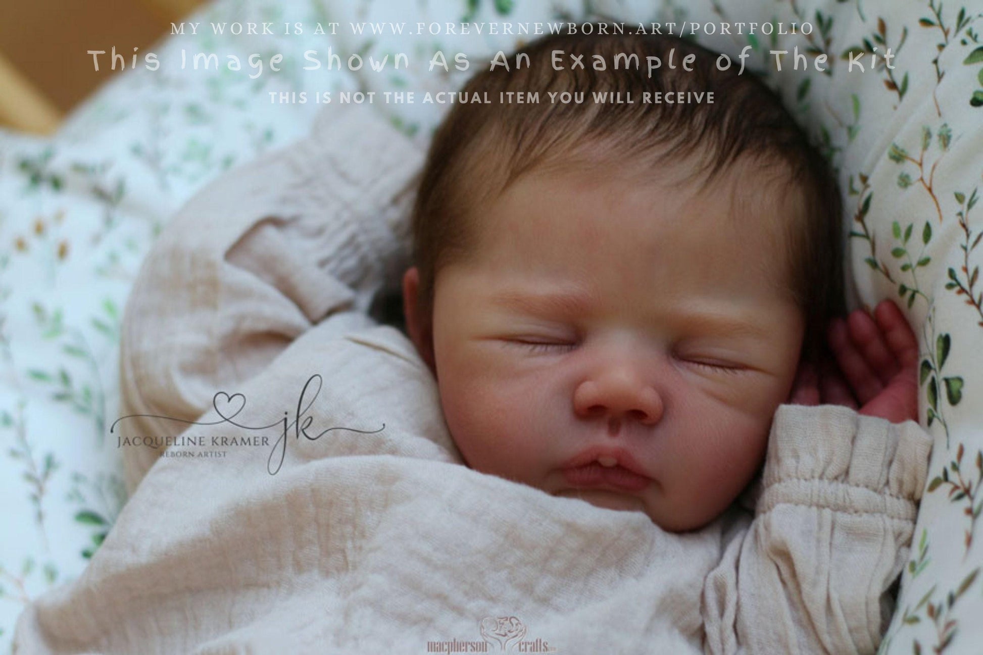 Reborn Baby **Hyper-Realistic** Reborn Doll Callaway by Dawn McLeod 19" Full Limbs