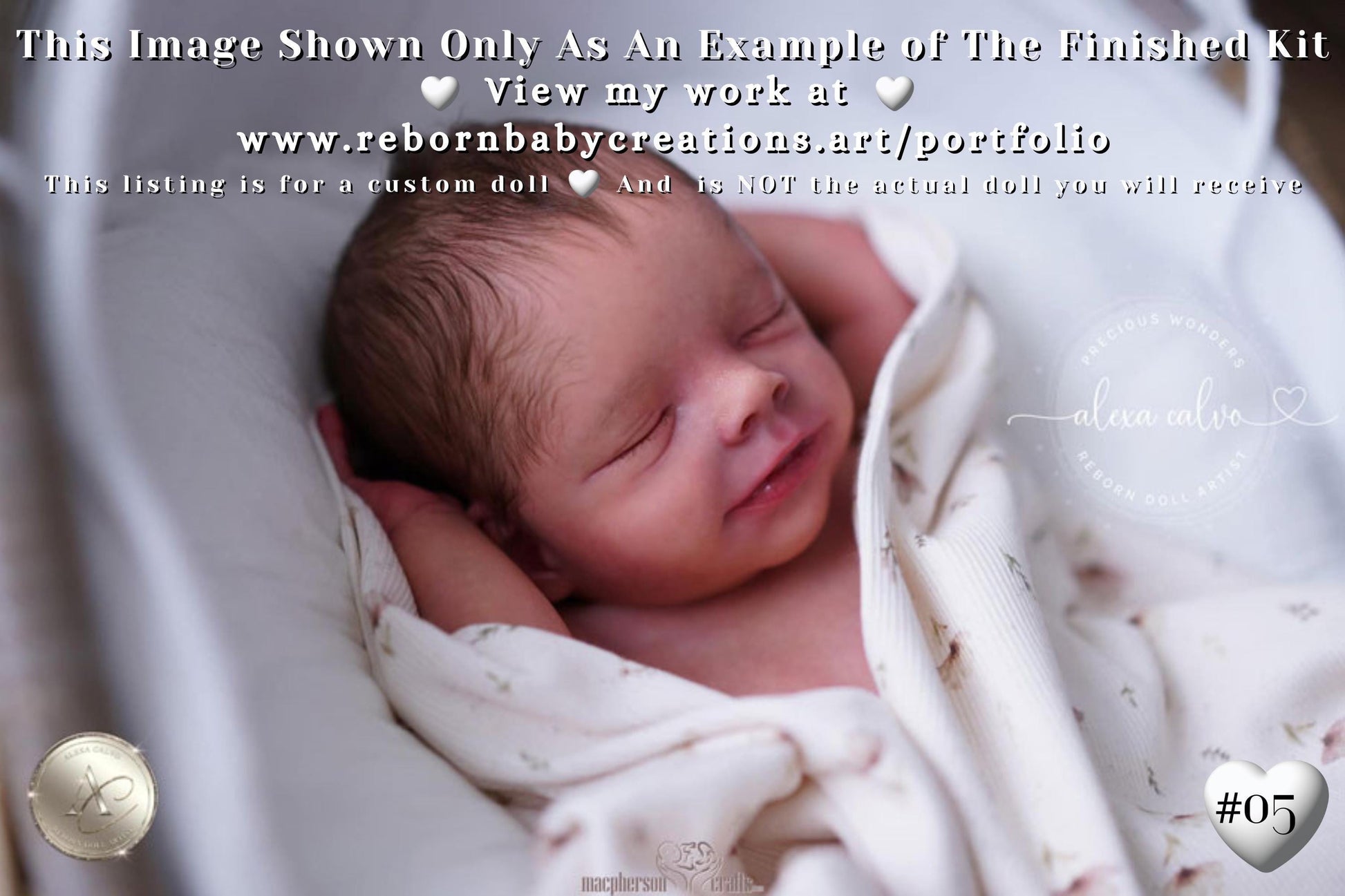 Extremely Realistic Reborn Baby Doll ~ CuStOm ReBoRn LE Leano by Olga Auer (19"+Full Limbs) *NEW Release