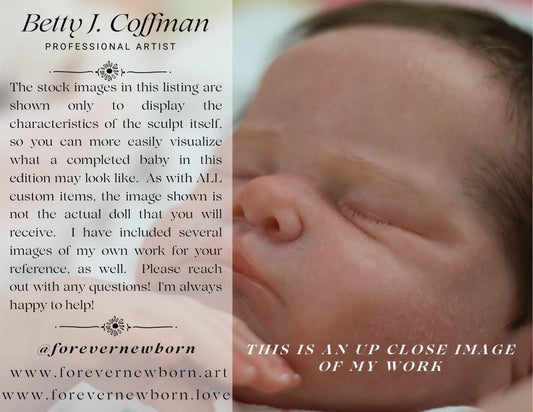 Free Baby Offer ~ Reborn Doll Sale ~ Custom Baby Realborn® James Sleeping (18"+Full Limbs)