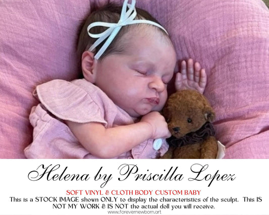 Amazing Hyper-Realistic Reborn Custom Doll LE Helena by Priscilla Lopez (18"+Full Limbs)