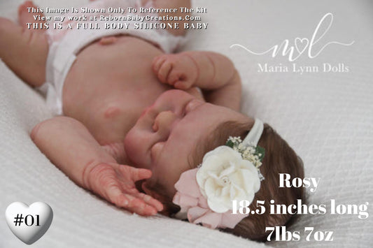 Rosy/Russell by Yulia Shaver (18 inches 7 lbs 7 oz) *includes pictures of my own work in silicone.
