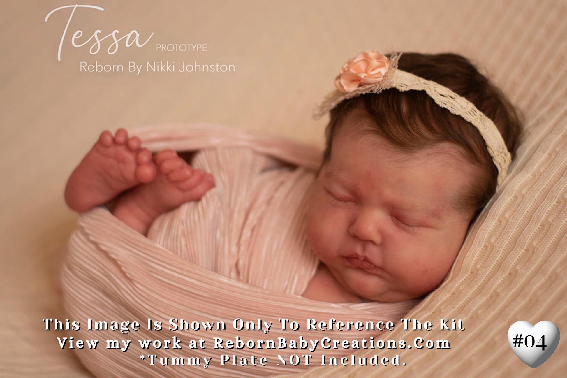 Hyper-Realistic Realborn® Realborn® Tessa Sleeping (19"+Full Limbs)