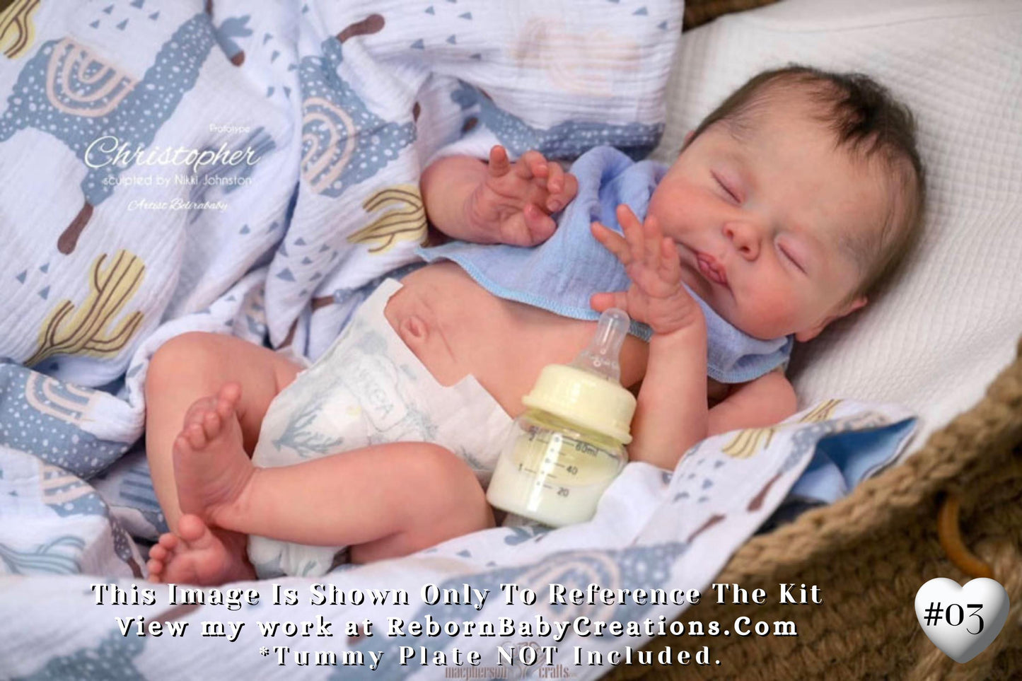 Brand New Baby Christopher by Nikki Johnston~Pre-Order (19" + Full Limbs)