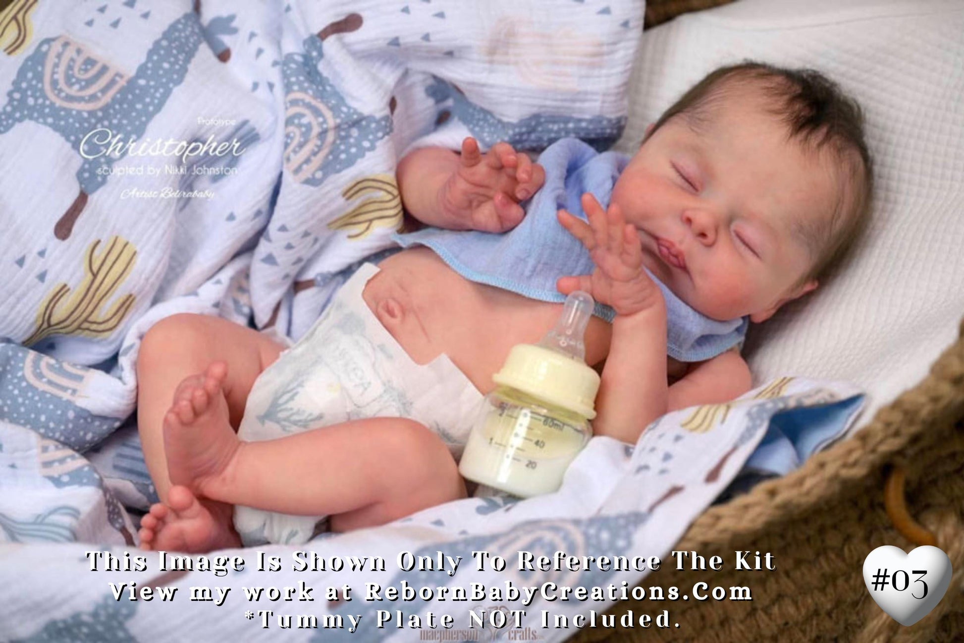 Brand New Baby Christopher by Nikki Johnston~Pre-Order (19" + Full Limbs)