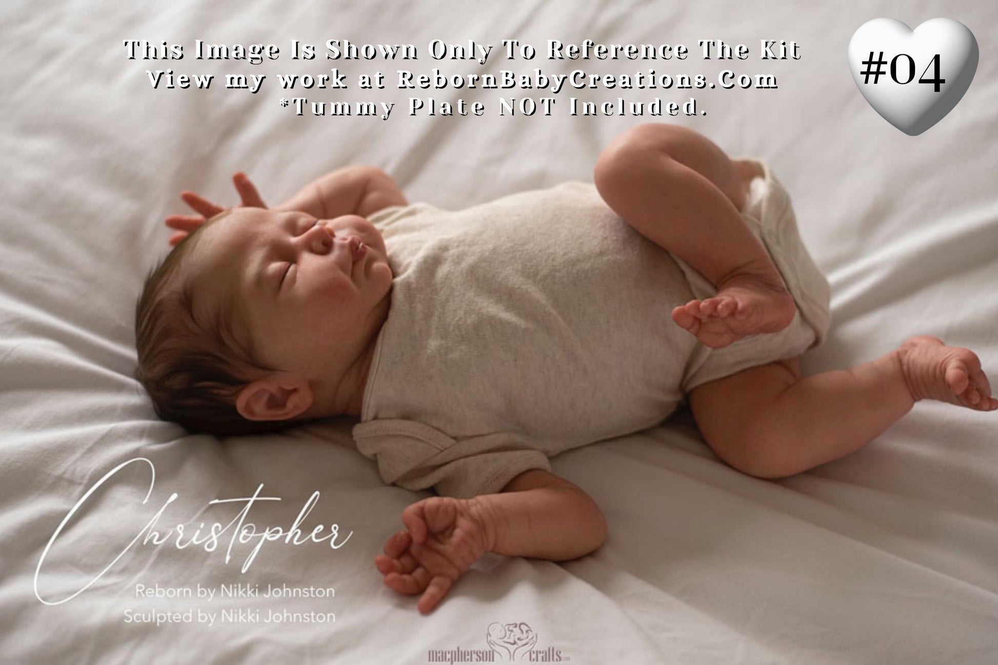 Brand New Baby Christopher by Nikki Johnston~Pre-Order (19" + Full Limbs)