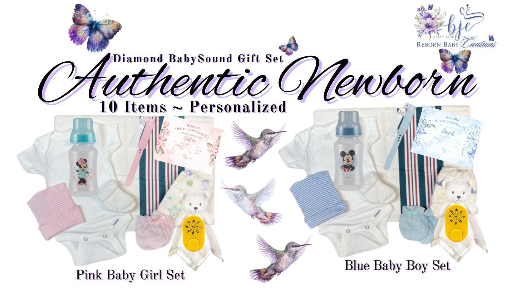 DIAMOND BabySound Gift Set ~ 10 Items Personalized