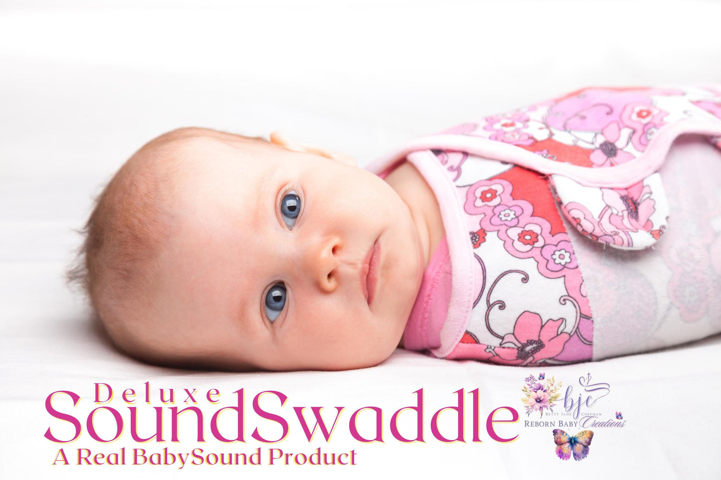 BabySound Swaddle Real Baby Hi-Def Sound ***This is NOT a DOLL!