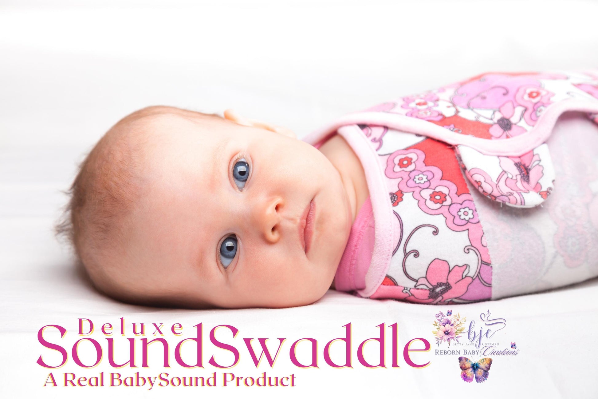 BabySound Swaddle Real Baby Hi-Def Sound ***This is NOT a DOLL!