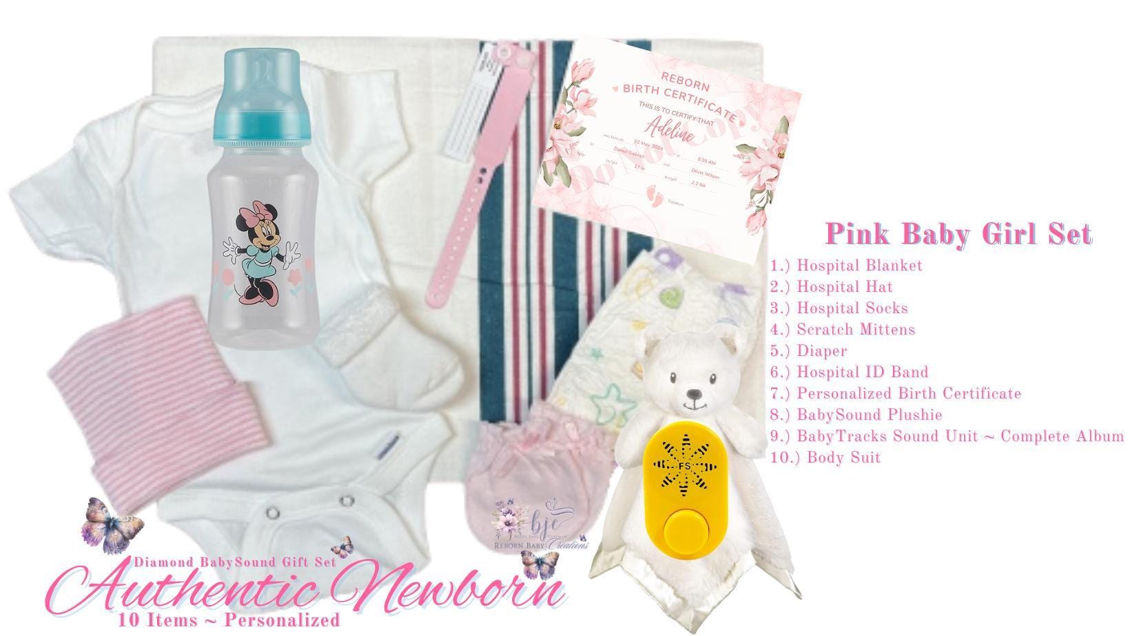 DIAMOND BabySound Gift Set ~ 10 Items Personalized