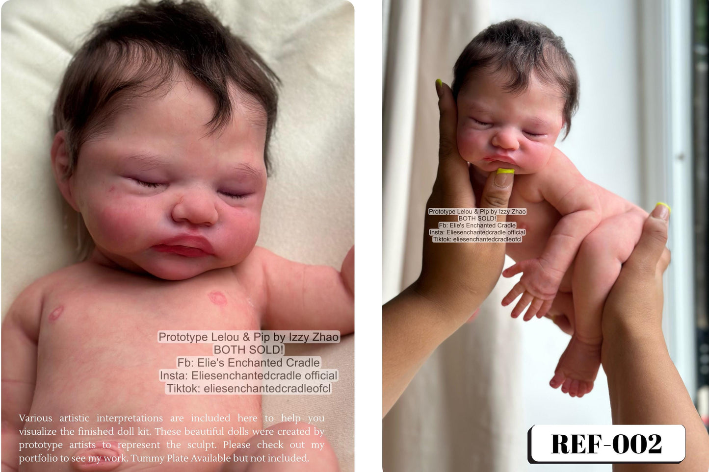 LAST CHANCE! Full Silicone Baby LeLou by Izzy Zhao (16.5 inches)