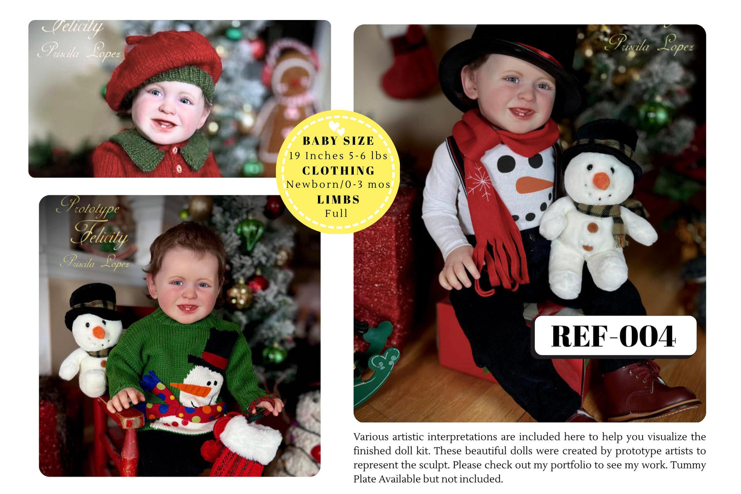 Felicia Reborn Toddler Doll by Priscila Lopez (26 inches tall)