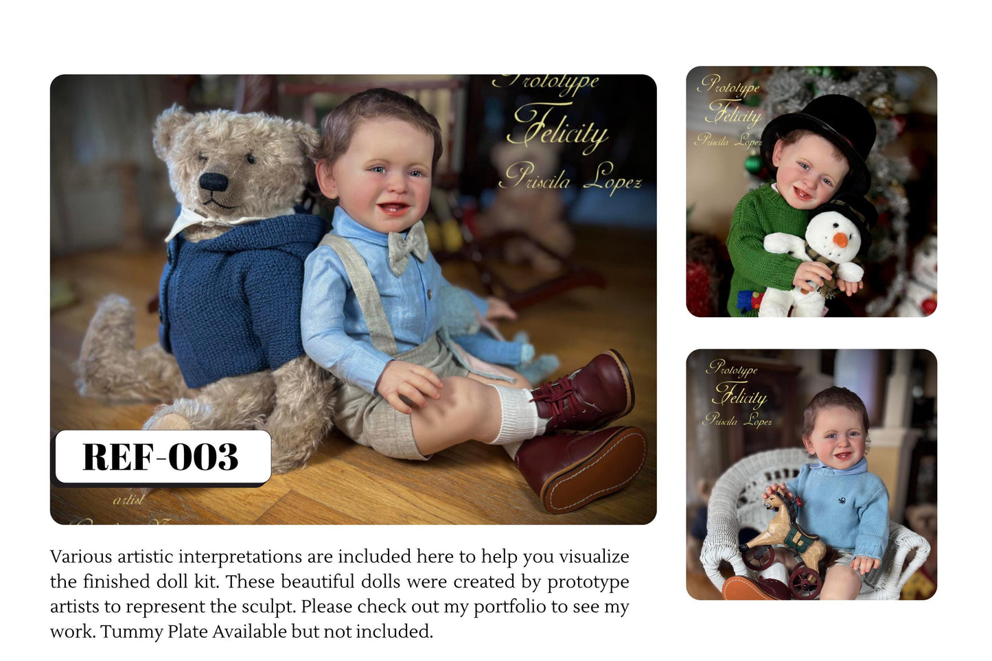 Felicia Reborn Toddler Doll by Priscila Lopez (26 inches tall)