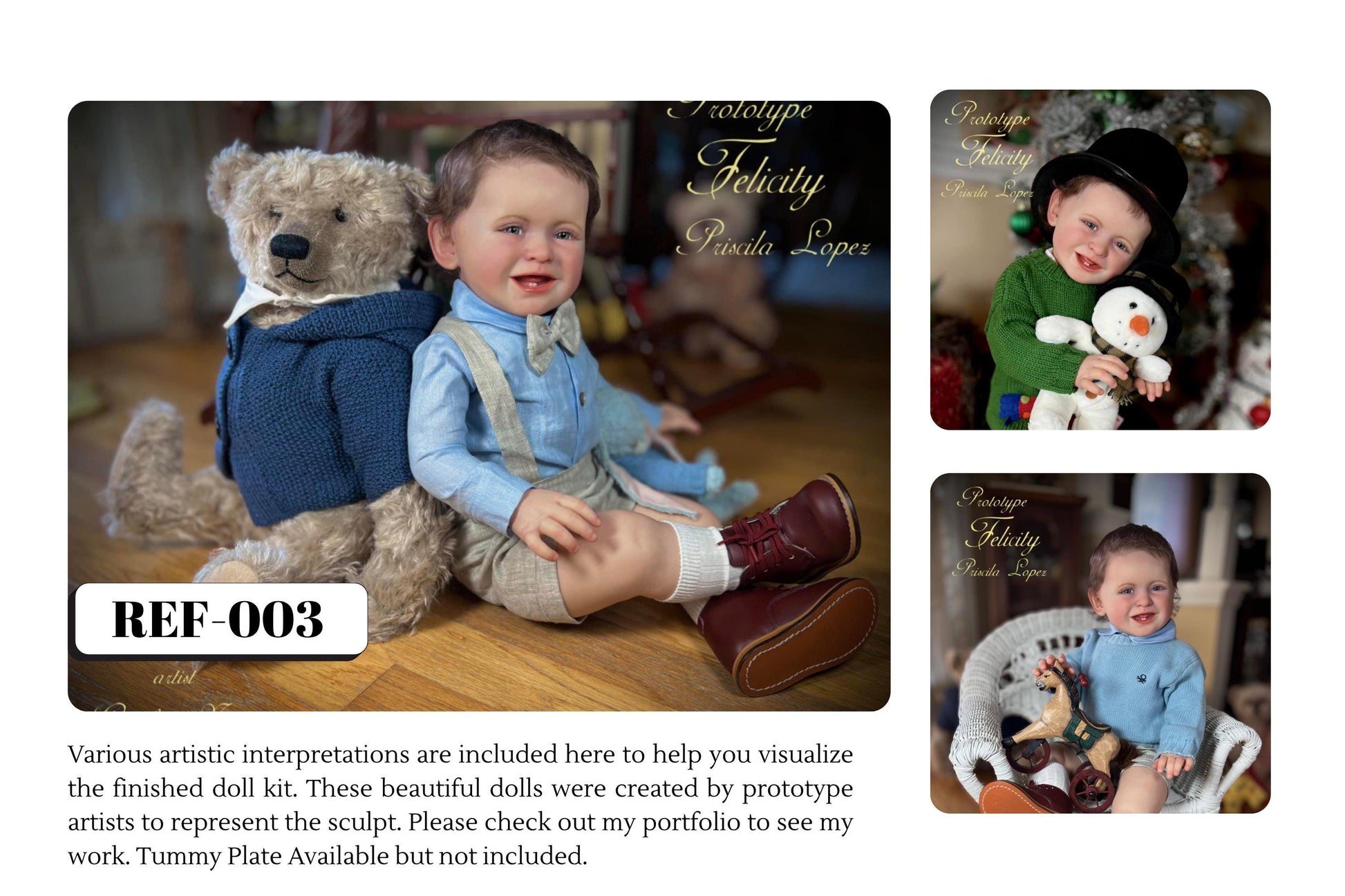 Felicia Reborn Toddler Doll by Priscila Lopez (26 inches tall)