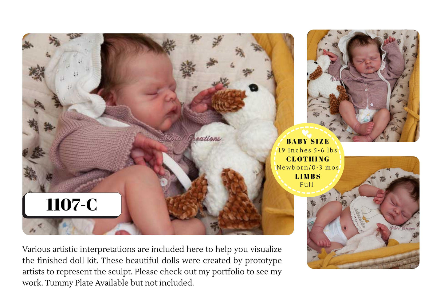 Adelaide by Samantha Gregory ~ LE950 (19"+Full Limbs)