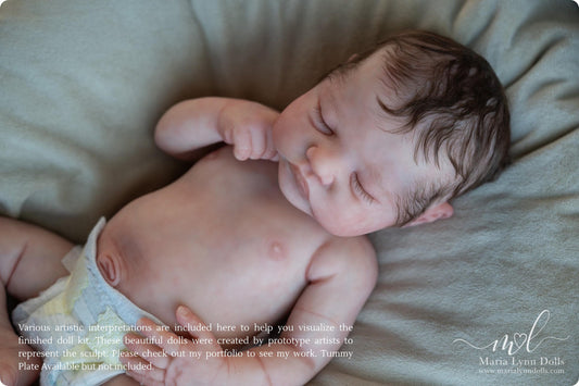 LAST CHANCE! Full Silicone Baby LeLou by Izzy Zhao (16.5 inches)