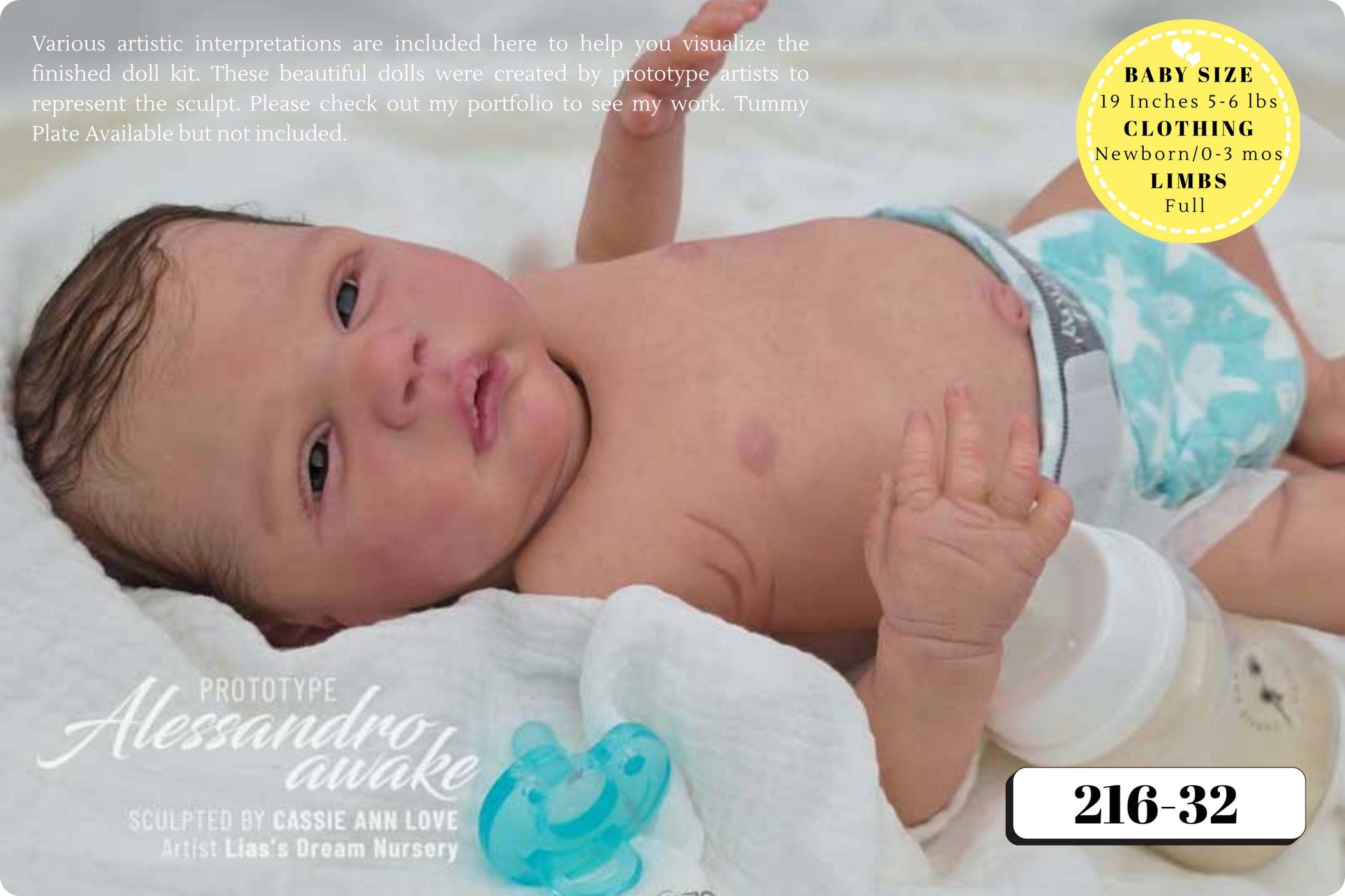 LE Alessandro Awake by Cassie Ann Love (19"+ Full Limbs)