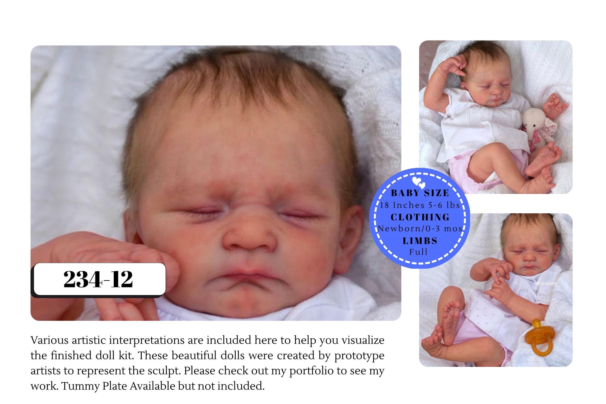 LE 600 ~ Frizzle by Severine Piret ~ Limited Edition (18"+Full Limbs)