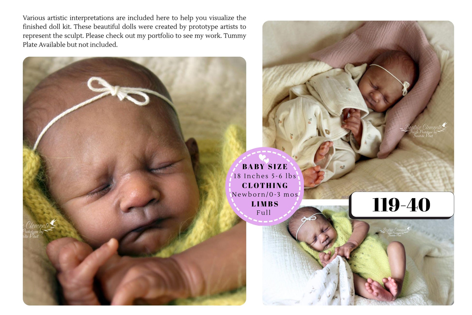 LE 600 ~ Frizzle by Severine Piret ~ Limited Edition (18"+Full Limbs)