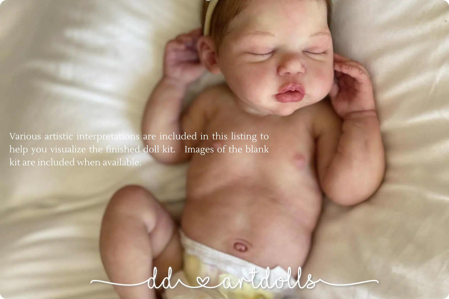 Super Soft Silicone Baby: Emma by Dawn Donofrio, Opened Mouth. 21 Inches 8lbs 4 oz.