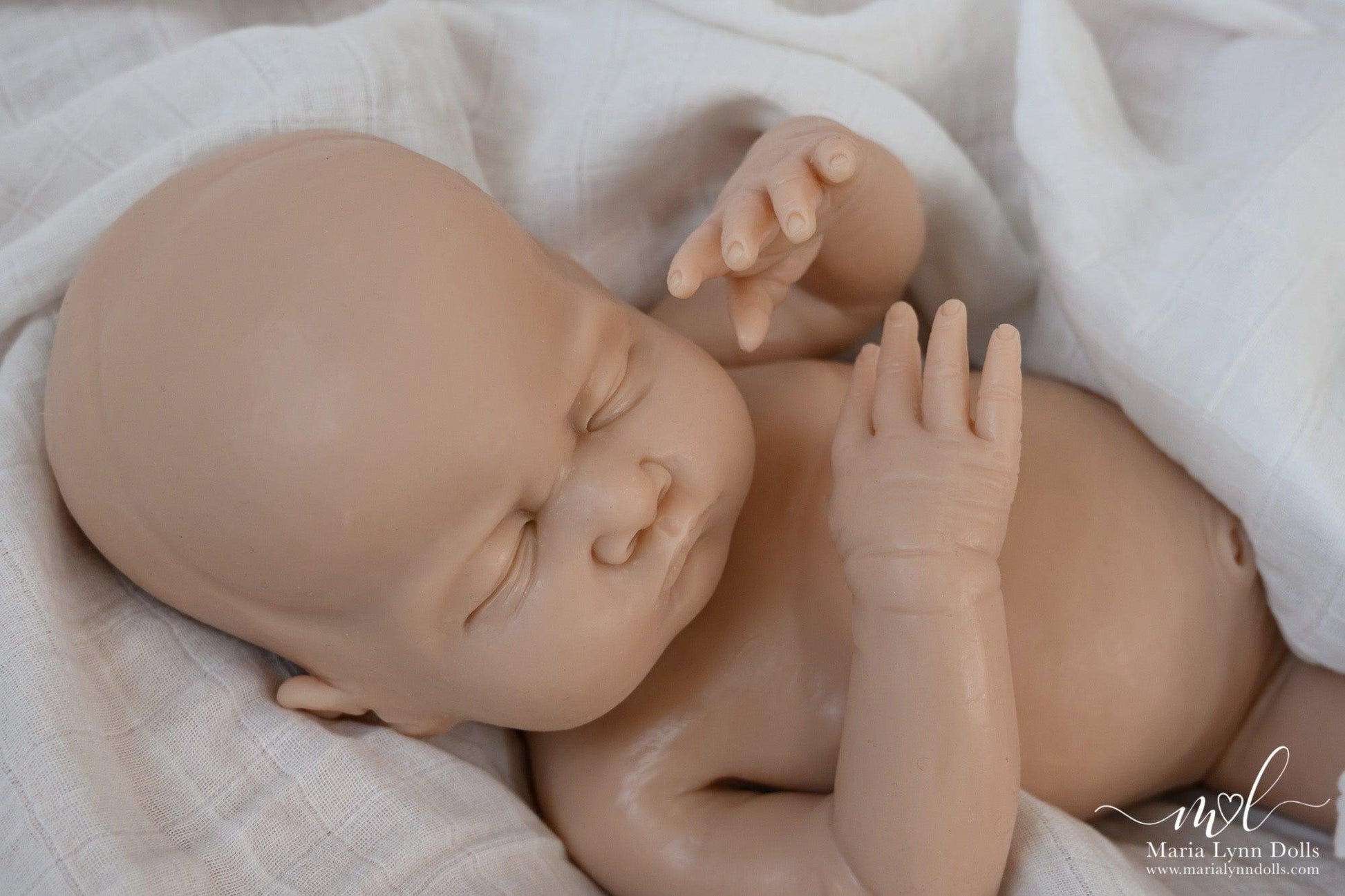 Full Body Silicone Baby Harley - Optional Drink & Wet - by Shi Mrofka (19.5in, 8lb 6oz)