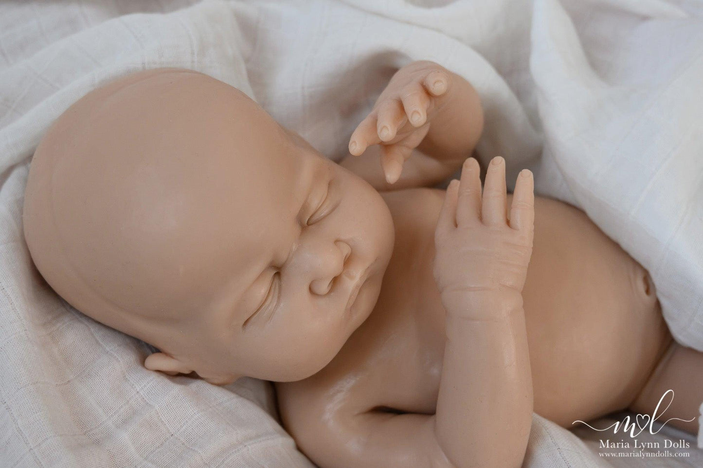 Full Body Silicone Baby Harley - Optional Drink & Wet - by Shi Mrofka (19.5in, 8lb 6oz)