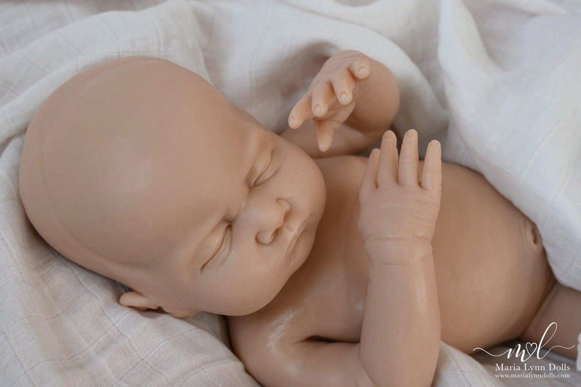 Full Body Silicone Baby Harley - Optional Drink & Wet - by Shi Mrofka (19.5in, 8lb 6oz)