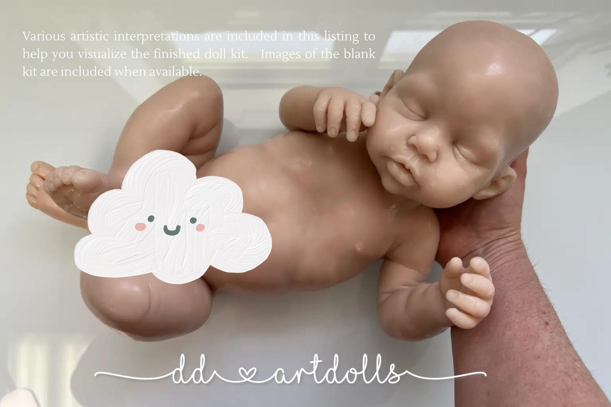 Super Soft Silicone Baby: Emerson by Dawn Donofrio, Opened Mouth. 21 Inches 7lbs 14 oz.