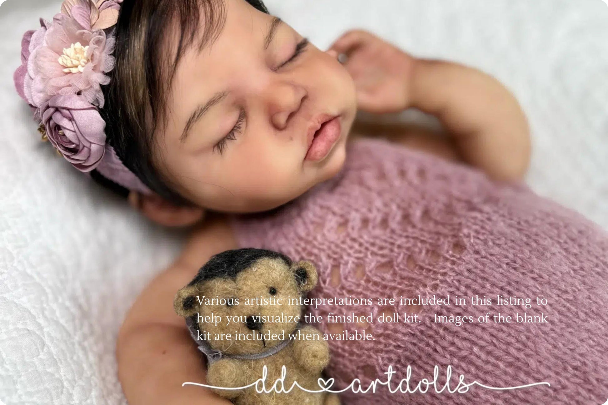 Super Soft Silicone Baby: Emma by Dawn Donofrio, Opened Mouth. 21 Inches 8lbs 4 oz.