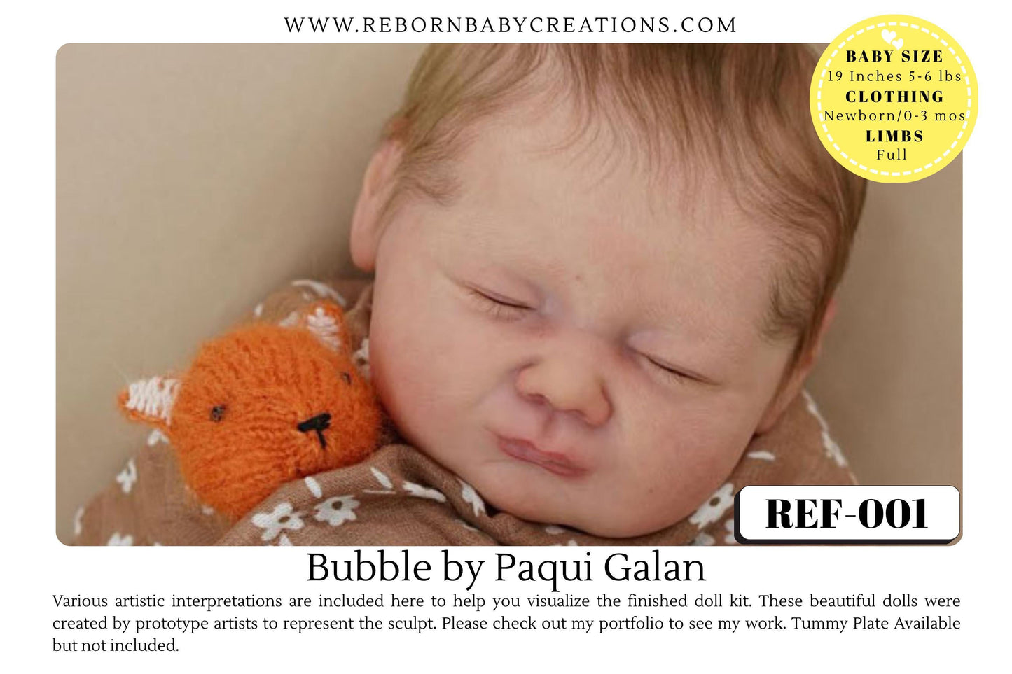 Bubble by Paqui Galan ~ Limited Edition (19"+Full Limbs)